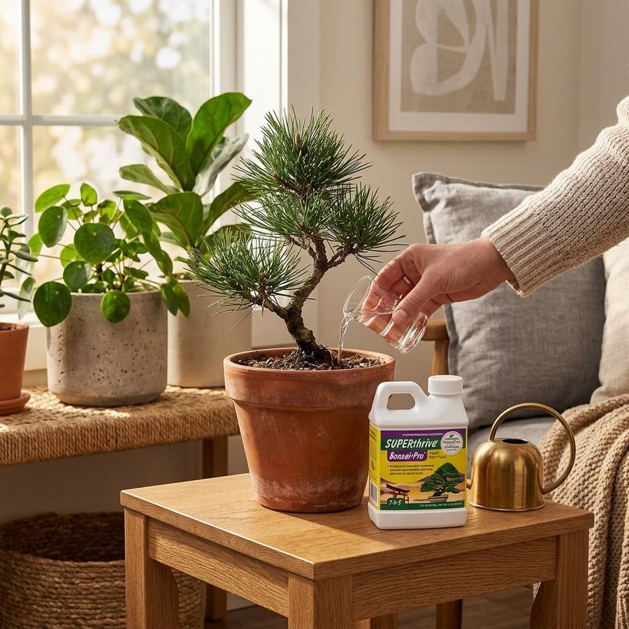 SUPERthrive Bonsai-Pro with a bonsai tree