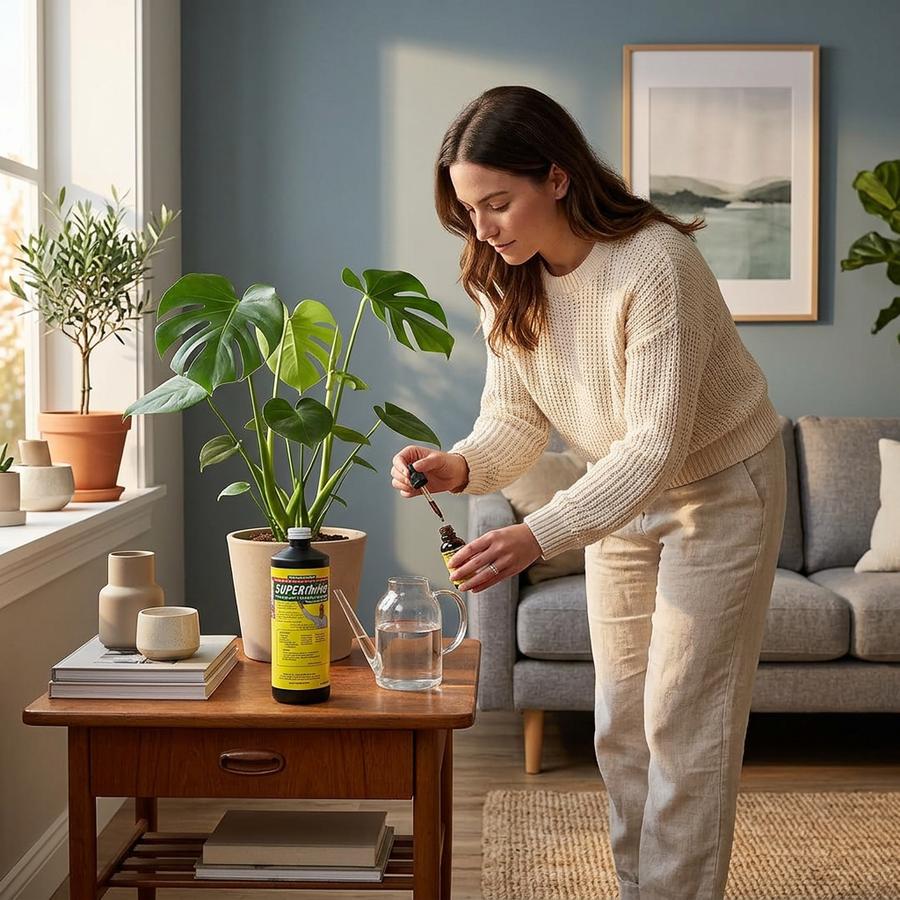 SUPERthrive Pint used for indoor plant care